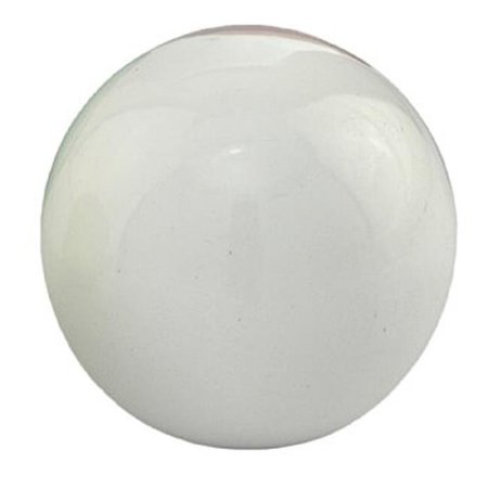 MODERN DAY ACCENTS Modern Day Accents 4393 Bola Blanco White Sphere; 3 in. Diameter 4393